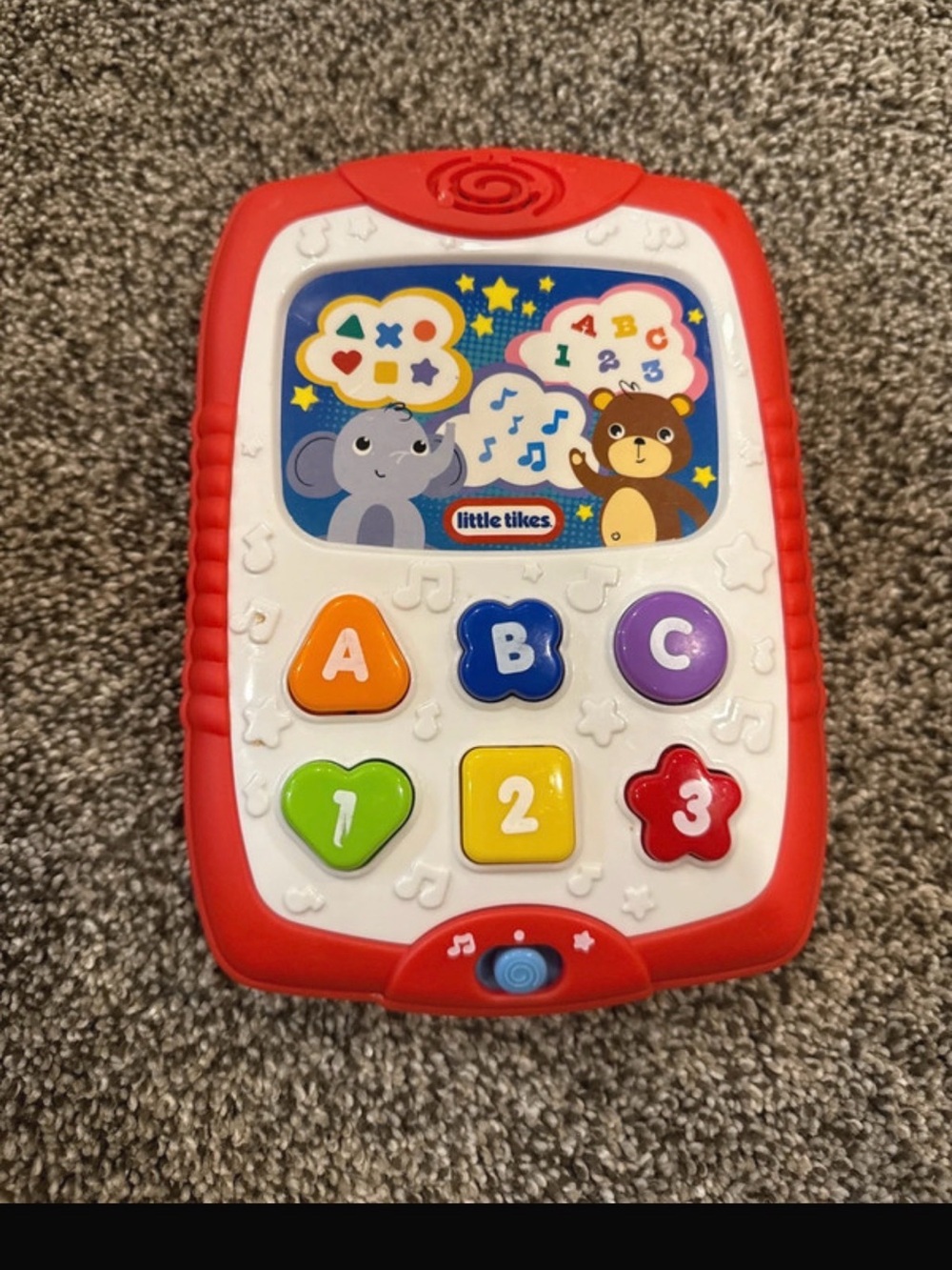 Little Tikes Red Interactive ABC & 123 Learning Toy Phone